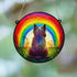 Cairn Terrier Rainbow Bridge Stained Glass Effect Suncatcher